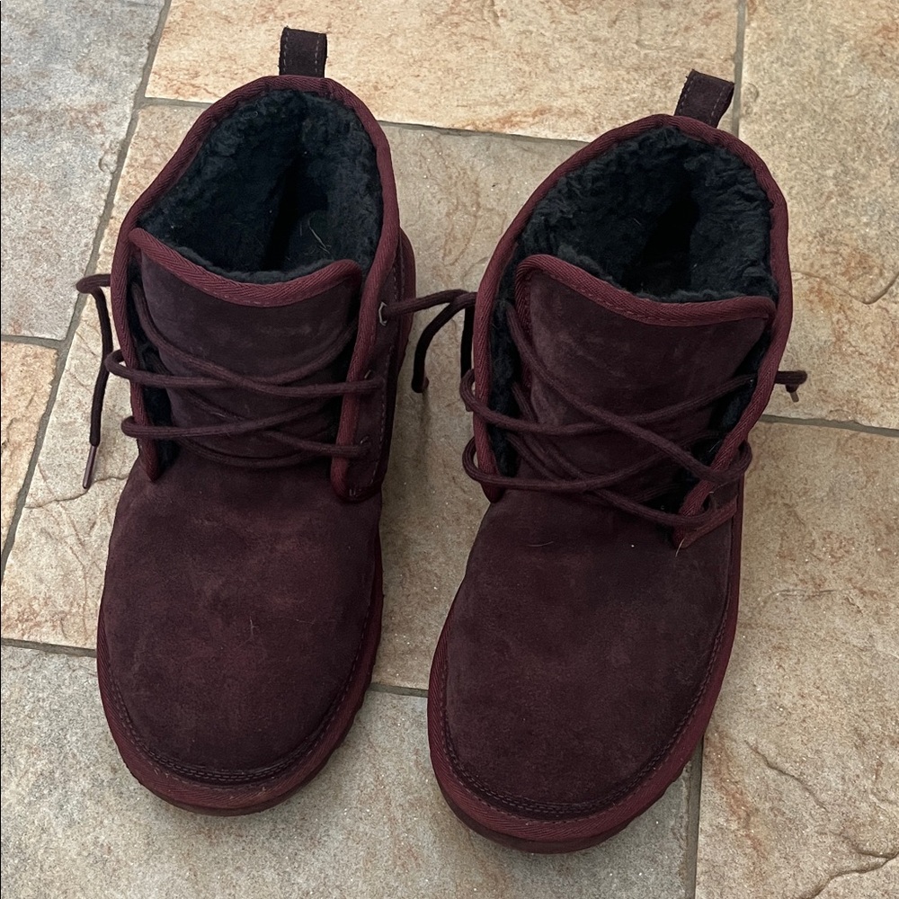 UGG Men's Dark Burgundy Chukka Boots